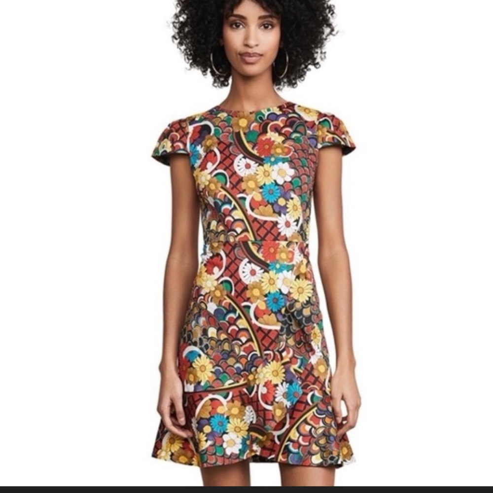 Alice + Olivia Multicolor Floral Dress